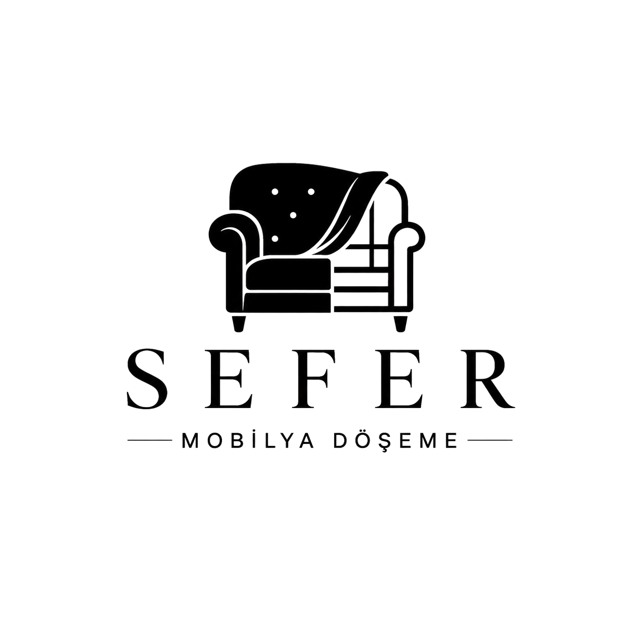 Sefer Mobilya Döşeme Siyah Logo